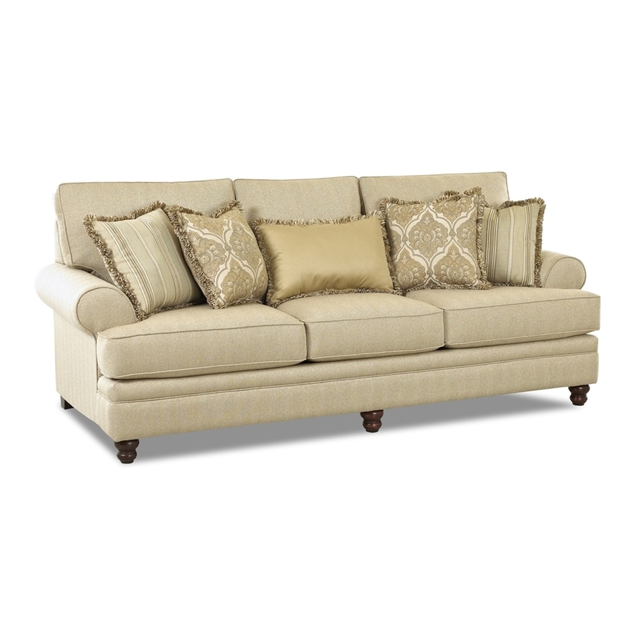Klaussner Darcy Casual Milan Straw Sofa at
