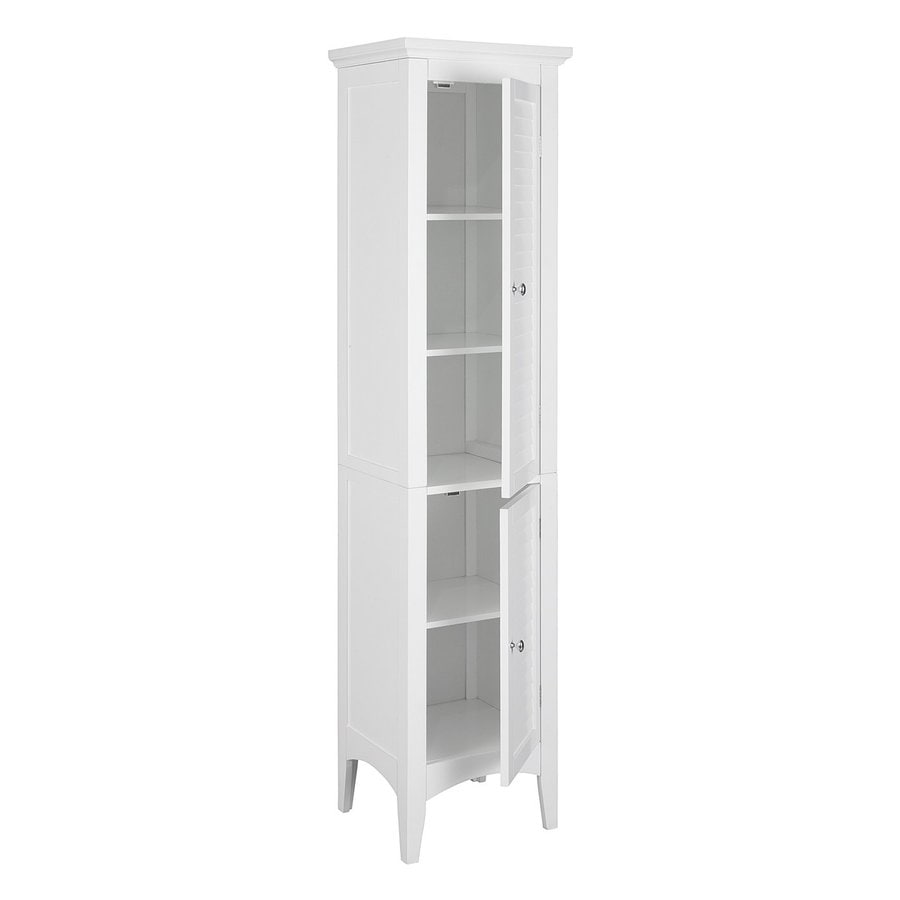 Elegant Home Fashions Slone 15 In W X 63 In H X 15 In D White Mdf