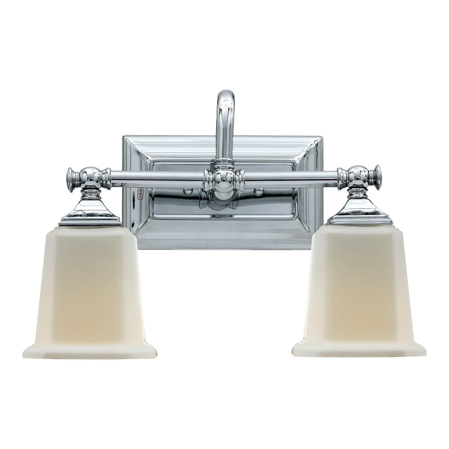 Quoizel Nicholas 2 Light 15 In Polished Chrome Bell Vanity Quoizel Nicholas 2 Light 15 In Polished Chrome Bell Vanity