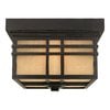 Quoizel Hillcrest 11-in W Imperial Bronze Outdoor Flush Mount Light at