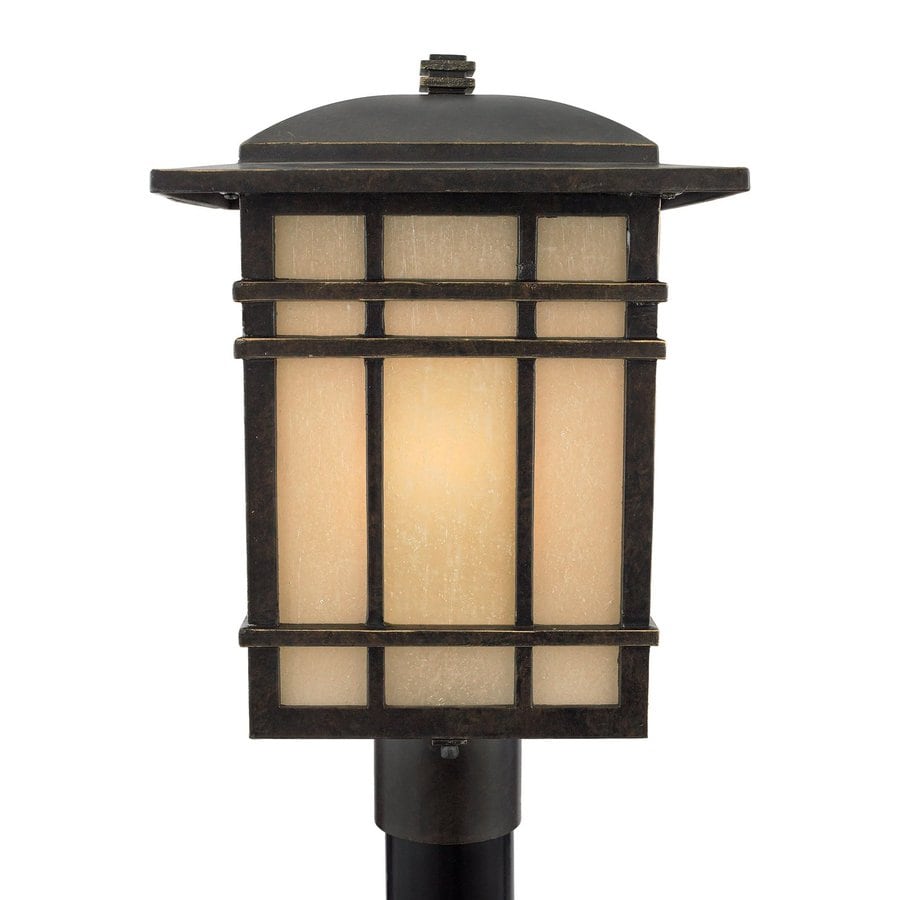 Quoizel Hillcrest 17-in H Imperial Bronze Post Light at Lowes.com