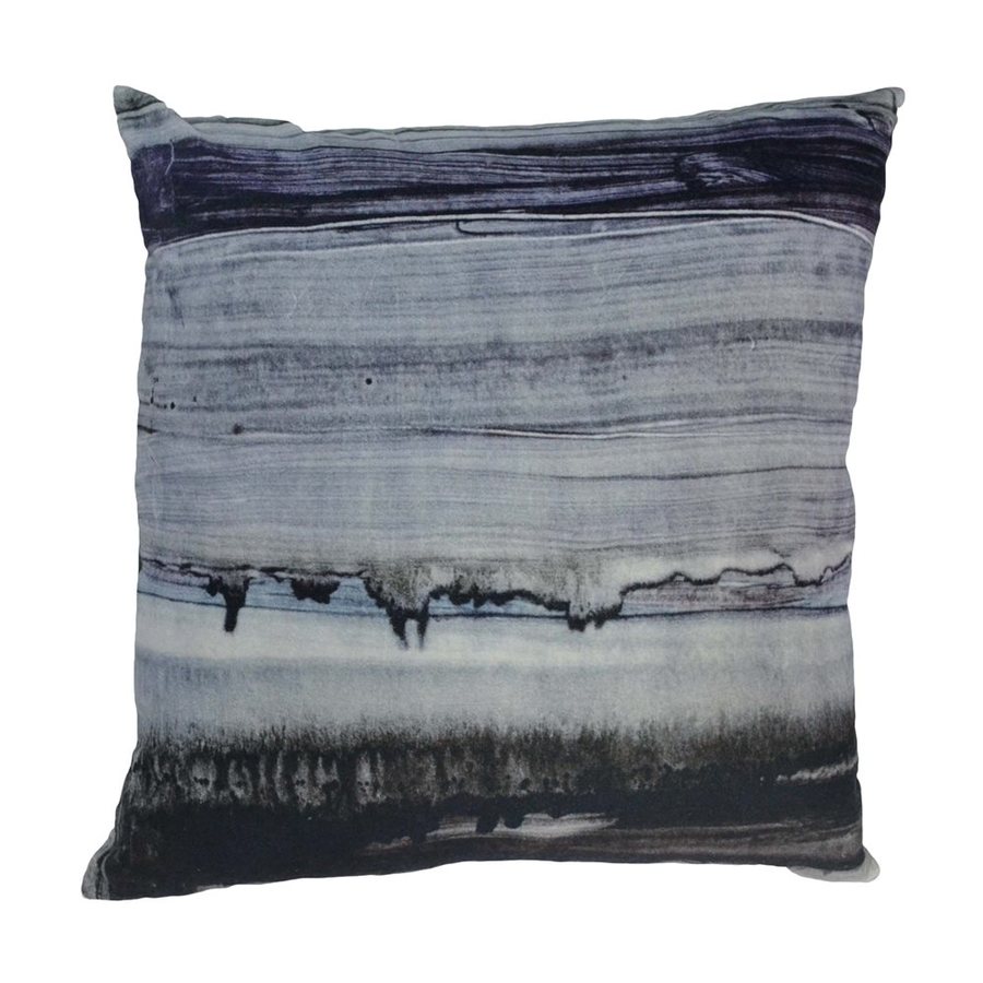 Shop Moe s Home Collection 24-in W x 24-in L Black/White Square Indoor Decorative Pillow at ...