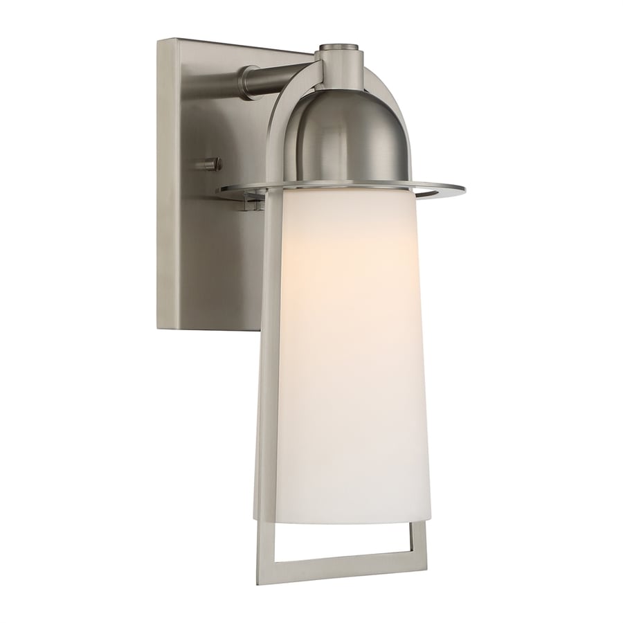 Shop Quoizel Malibu 13-in H Stainless Steel LED Outdoor Wall Light at Lowes.com