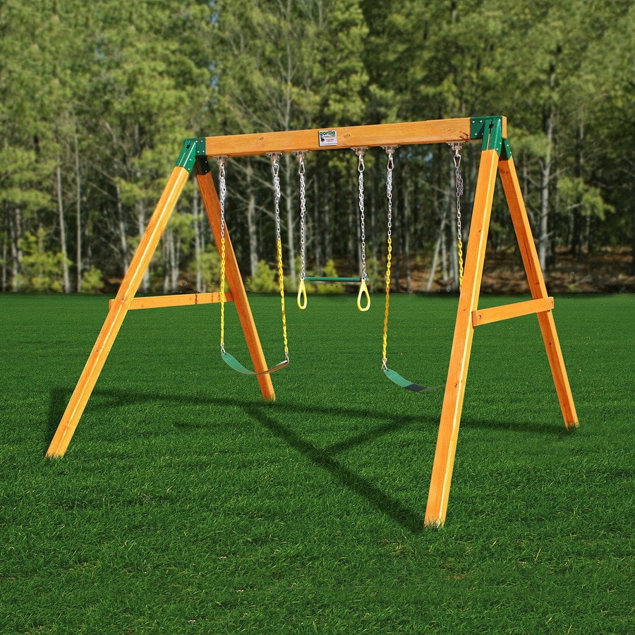 Gorilla Playsets 01-0002 Wood Playset with Swings