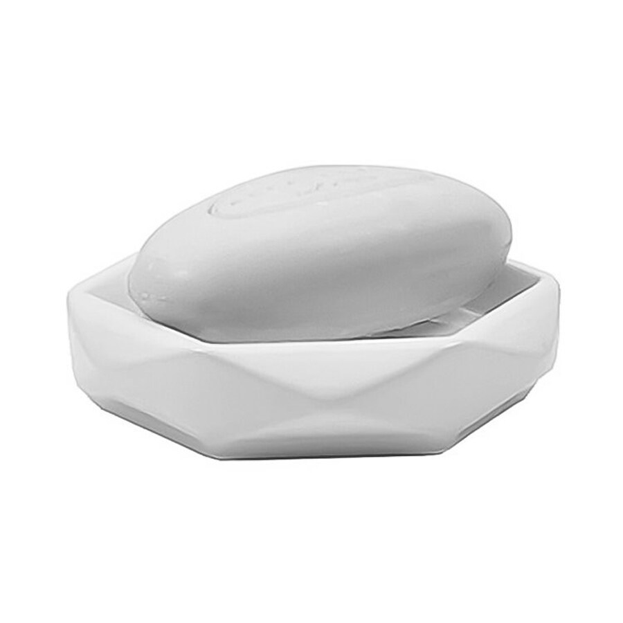 Nameeks Dalia White Ceramic Soap Dish at Lowes.com