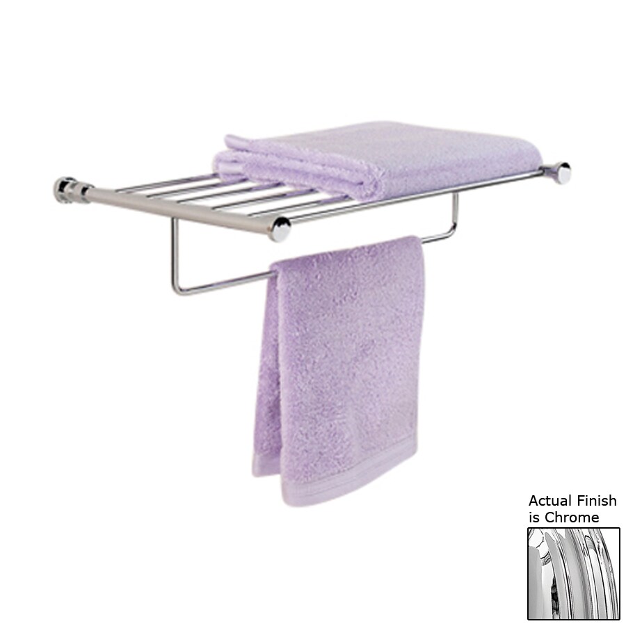 Nameeks Cylinder Chrome Wall Mount Towel Rack at