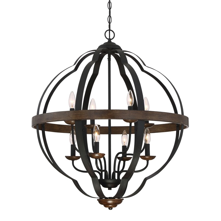 Quoizel Siren 28 In 8 Light Marcado Black Globe Chandelier At Quoizel Siren 28 In 8 Light Marcado Black Globe Chandelier