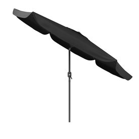 Shop Patio Umbrellas at Lowes.com - CorLiving Black Market Patio Umbrella (Common: 10-ft W x 10-ft