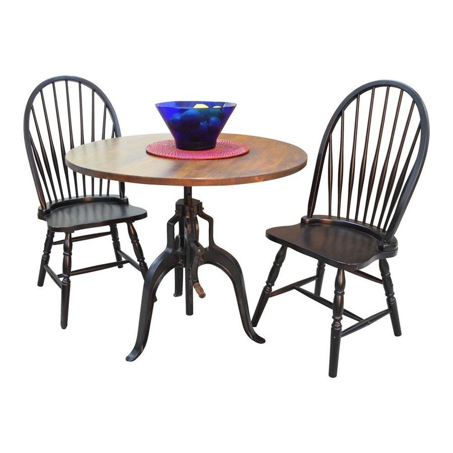 Carolina Cottage Bently Antique Black 3 Piece Dining Carolina Cottage Bently Antique Black 3 Piece Dining