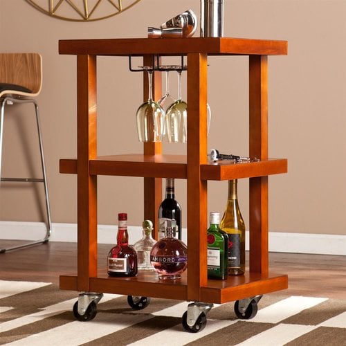 Boston Loft Furnishings Brown Modern Kitchen Cart In The Kitchen   1000227059xl 