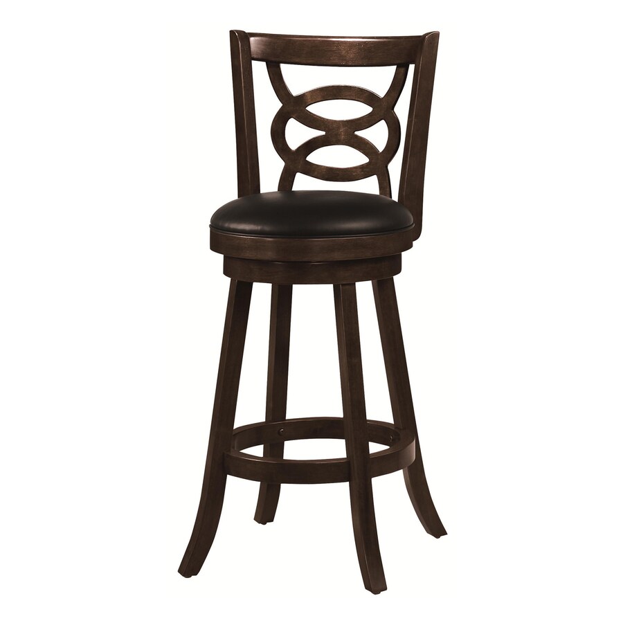 Coaster Fine Furniture Set Of 2 Merlot Black Bar Stools At Lowes Coaster Fine Furniture Set Of 2 Merlot Black Bar Stools
