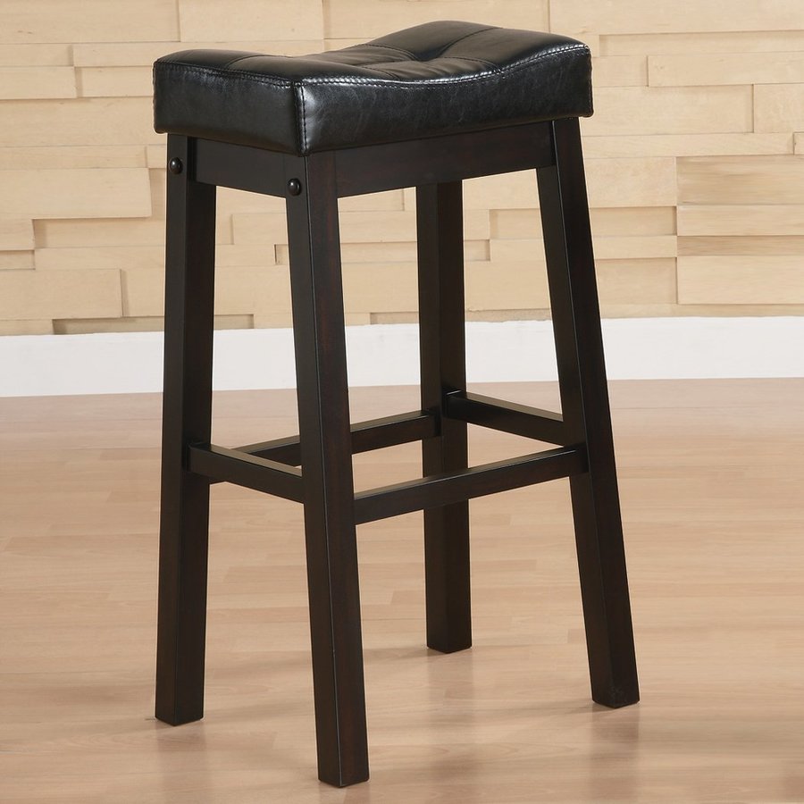 Coaster Fine Furniture Set Of 2 Cuccino Black Bar Stools At Lowes Coaster Fine Furniture Set Of 2 Cuccino Black Bar Stools