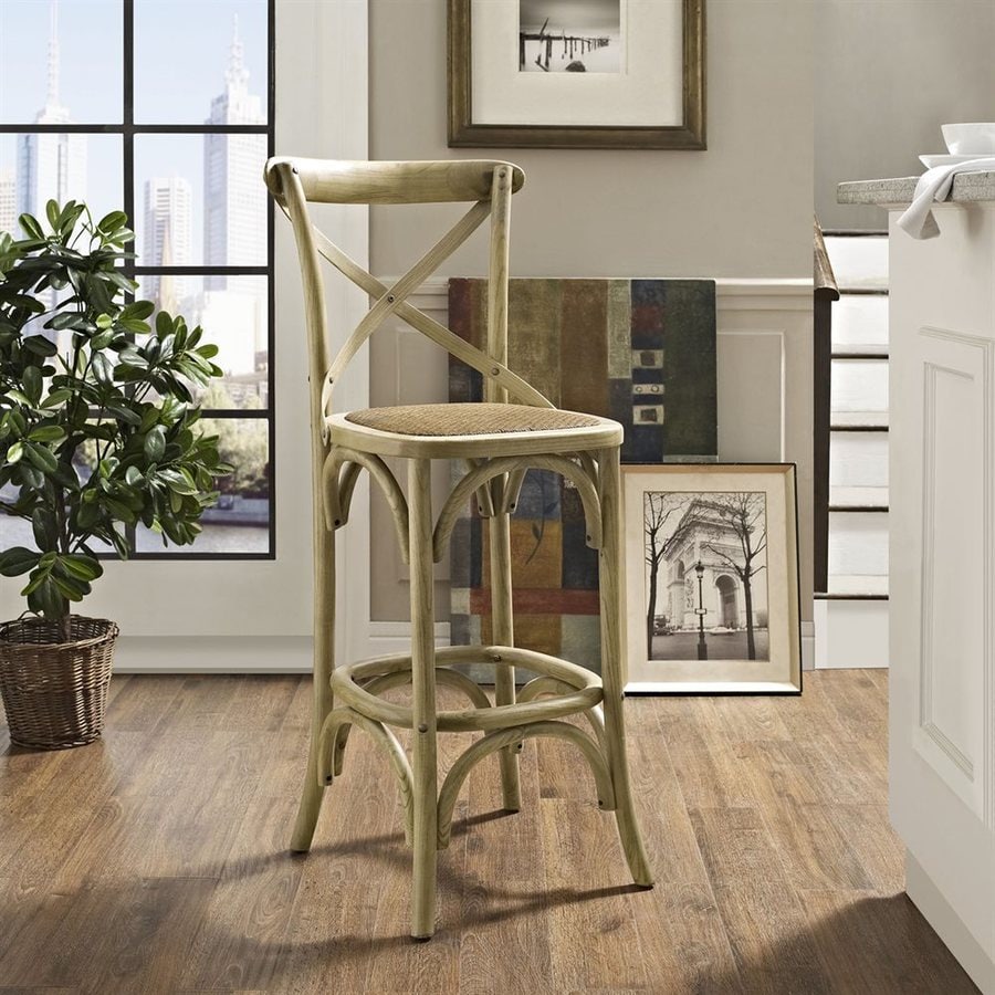 Modway Gear Natural Bar Stool At Com Modway Gear Natural Bar Stool