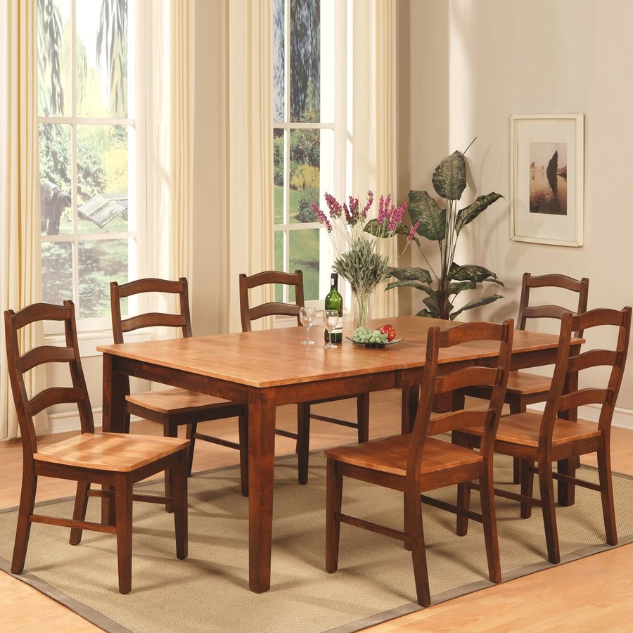 East West Furniture Henley Cinnamon Espresso Wood Extending East West Furniture Henley Cinnamon Espresso Wood Extending Dining Table
