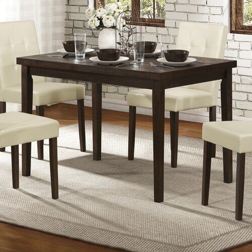 Homelegance Ahmet Espresso Wood Dining Table at Lowes.com