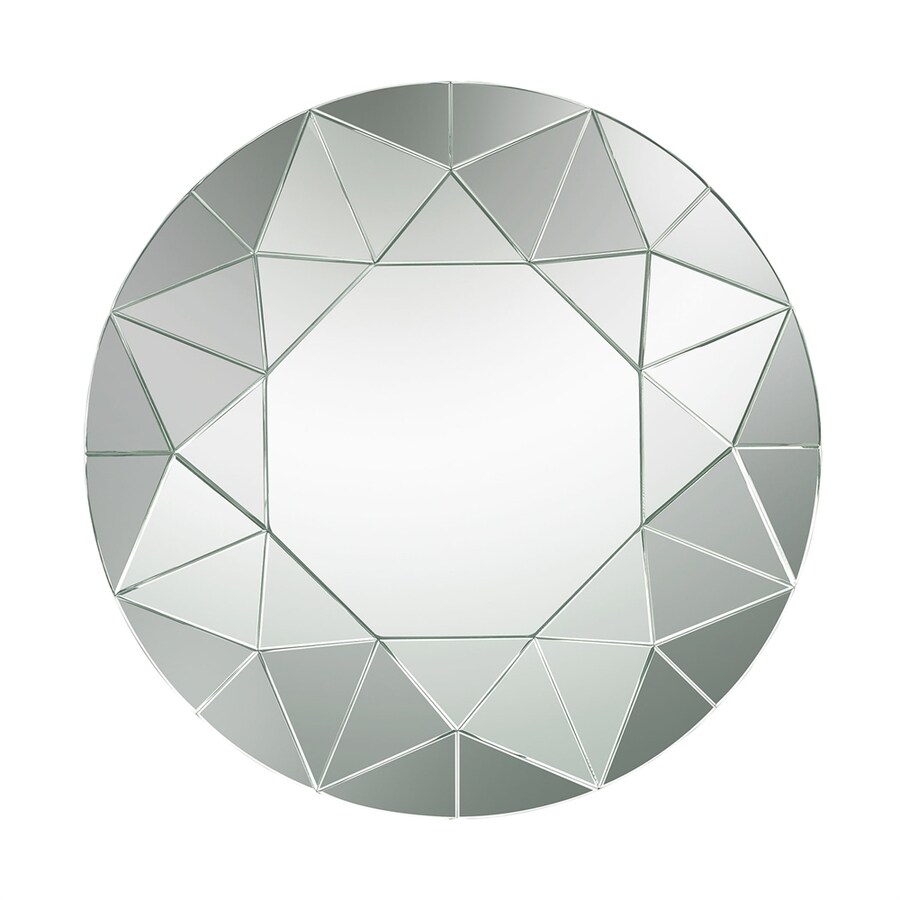 Geometric Wall Mirror shop dimond home circular geometric round frameless wall mirror at Geometric Wall Mirror shop dimond home circular geometric round frameless wall mirror at