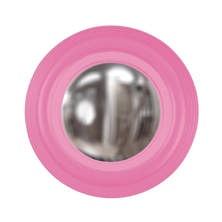 Pink Wall Mirror shop howard elliott soho hot pink framed round wall mirror at Pink Wall Mirror shop howard elliott soho hot pink framed round wall mirror at
