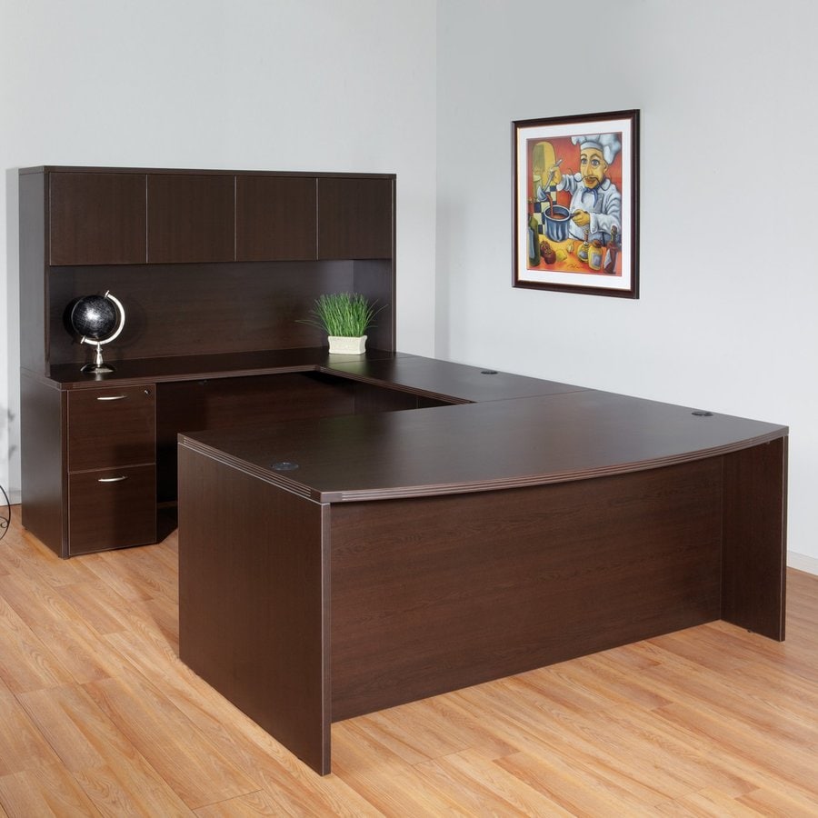 Office Star Napa Transitional Espresso U Shaped Desk At Com Office Star Napa Transitional Espresso U Shaped Desk