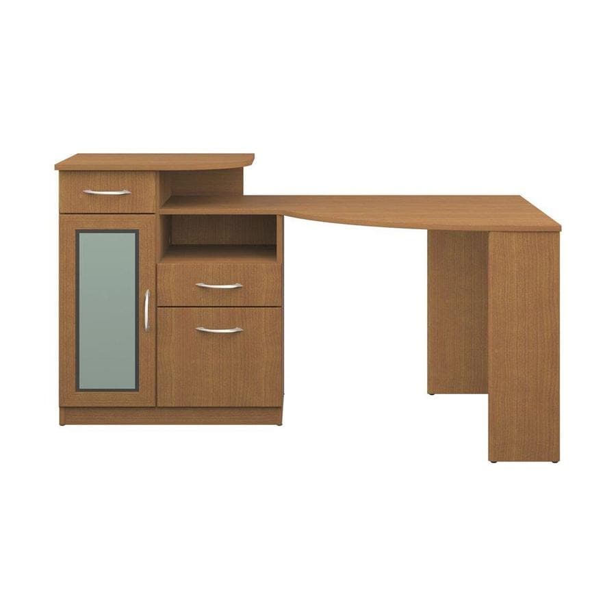 Bush furniture vantage corner store desk in pure white