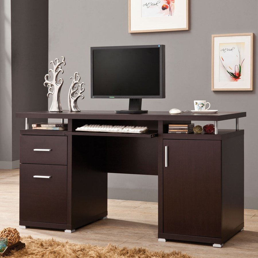 Coaster Fine Furniture Contemporary Computer Desk At Lowes Com