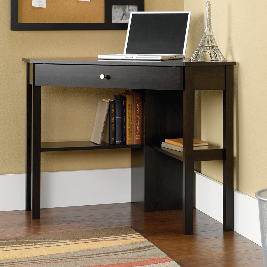 Sauder Beginnings Transitional Cinnamon Cherry Corner Desk at Lowes.com