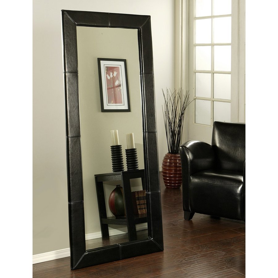 Contemporary Floor Mirror - Shop Pacific Loft Logan In X In Black Framed Rectangle contemporary floor mirror - shop pacific loft logan in x in black framed rectangle