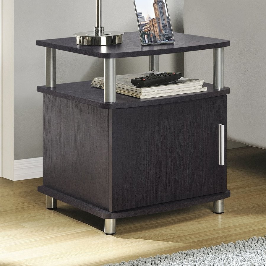 Ameriwood Home Carson Espresso Composite Modern End Table At Ameriwood Home Carson Espresso Composite Modern End Table