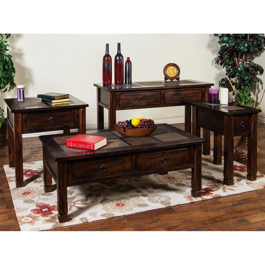 Sunny Designs Santa Fe Dark Chocolate Birch End Table at Lowes.com