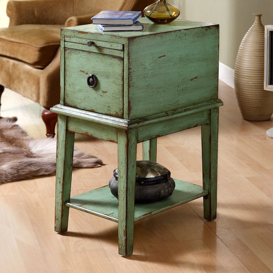 Shop Coast To Coast Bayford Weathered Green End Table At Lowescom - Coast To Coast Bayford Weathered Green End Table shop coast to coast bayford weathered green end table at lowescom - coast to coast bayford weathered green end table