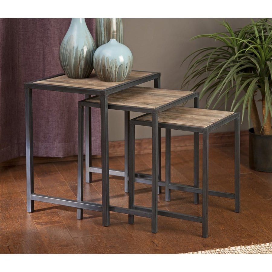 Shop Imax Worldwide Groveport 3-Piece Fir Accent Table Set at Lowes.com Shop Imax Worldwide Groveport 3-Piece Fir Accent Table Set at Lowes.com