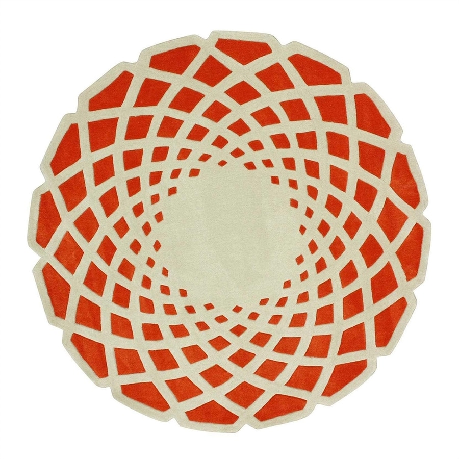 Nuloom Orange Round Indoor Area Rug Common Actual 8 Ft Dia Nuloom Orange Round Indoor Area Rug Common Actual 8 Ft Dia