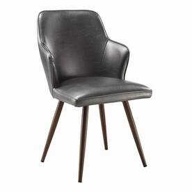 Dining Chairs At Lowes Scott Living Set Of 2 Contemporary Metallic Grey Side Chairs