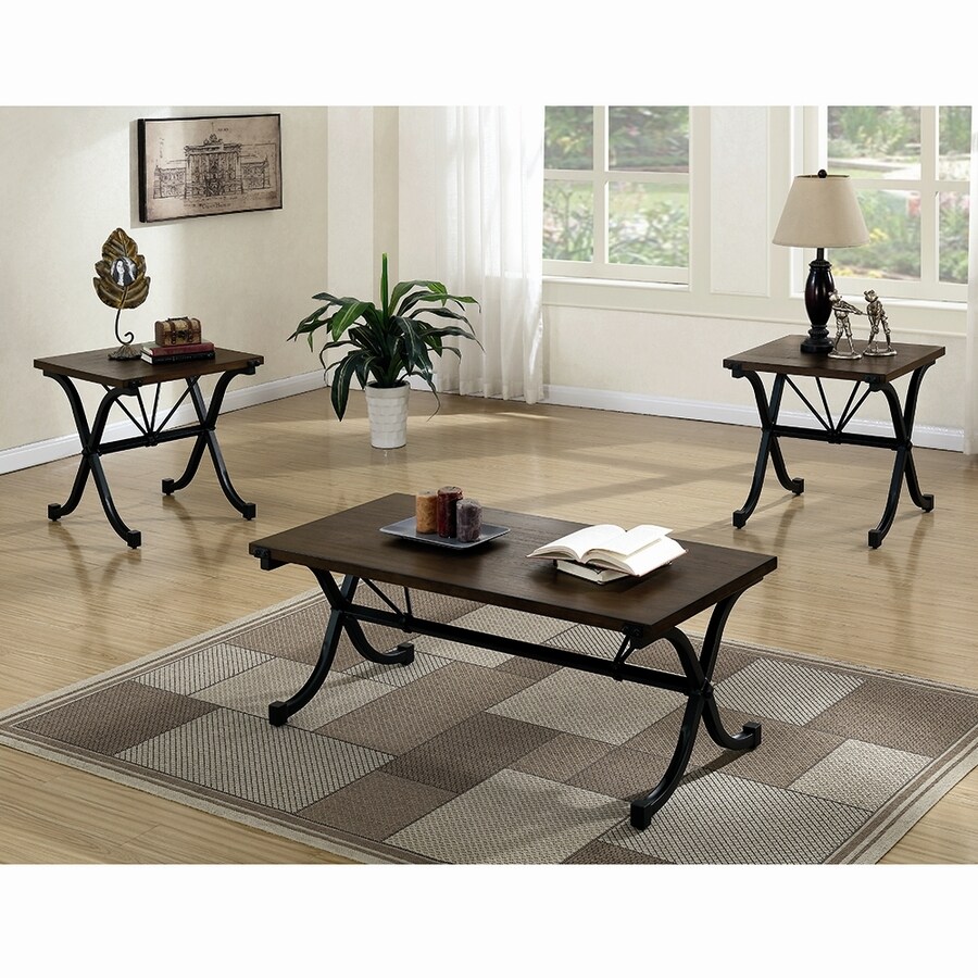 Shop Scott Living 3-Piece Brown Accent Table Set at Lowes.com Shop Scott Living 3-Piece Brown Accent Table Set at Lowes.com