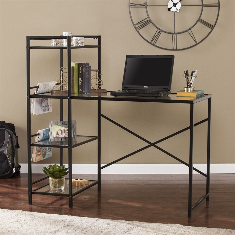 Boston Loft Furnishings Dyllen Contemporary Clear Writing Desk Boston Loft Furnishings Dyllen Contemporary Clear Writing Desk
