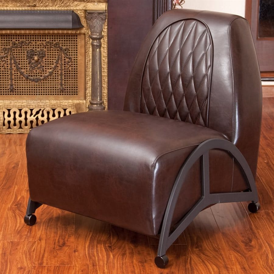 Best Ing Home Decor Odessa Modern Brown Faux Leather Best Ing Home Decor Odessa Modern Brown Faux Leather Slipper Chair