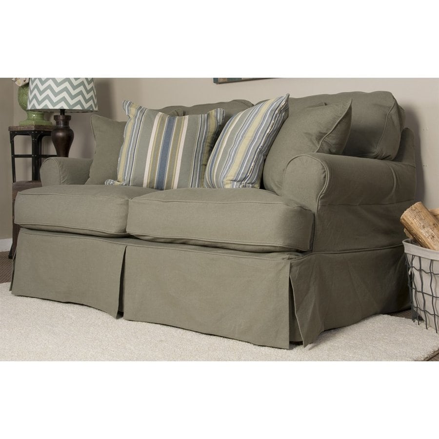 Sunset Trading Horizon Casual Forest Green Loveseat at