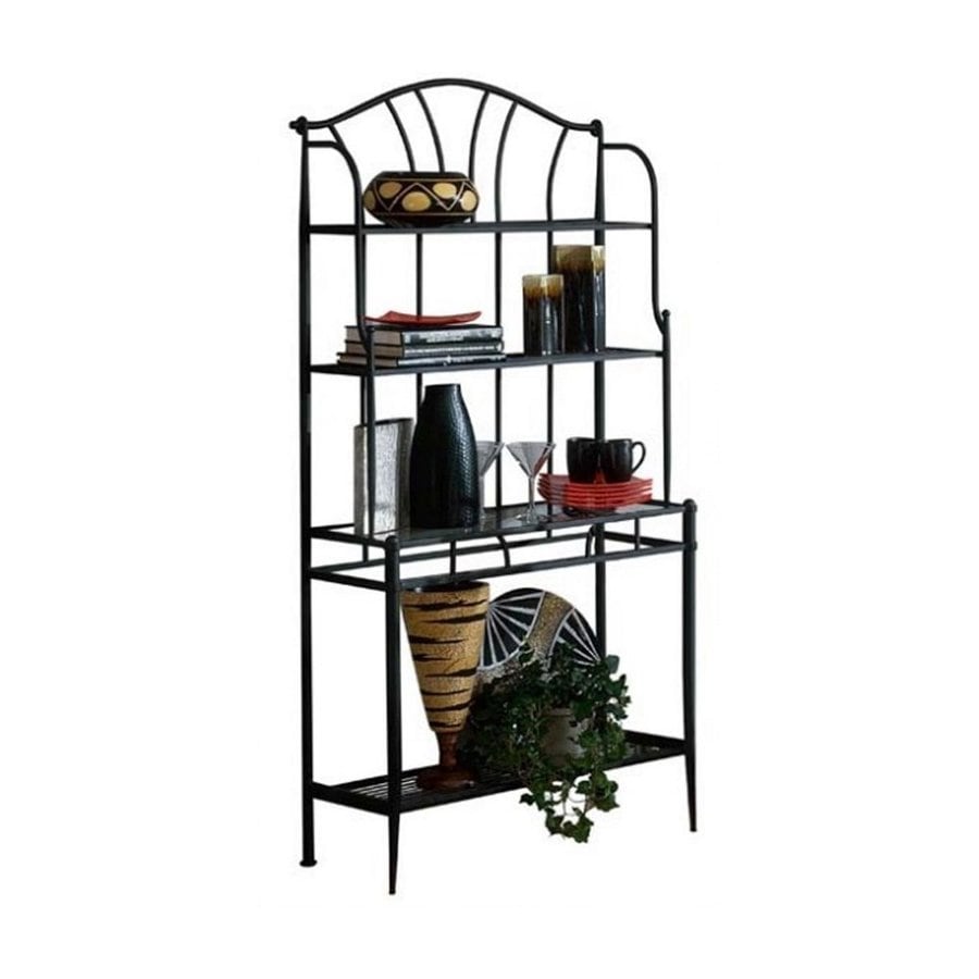 Hillsdale Furniture Mix-n-Match Black Metal Bakers Rack at ...