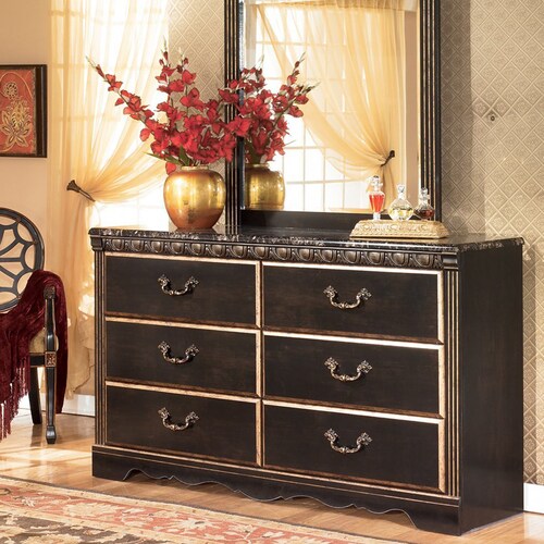 Signature Design by Ashley Coal Creek Dark Brown 6-Drawer Double