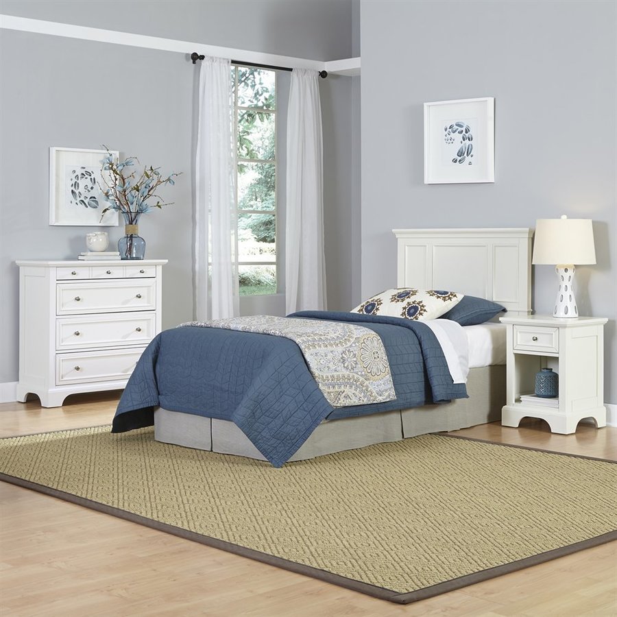 Shop Home Styles Naples White Twin Bedroom Set At Lowescom