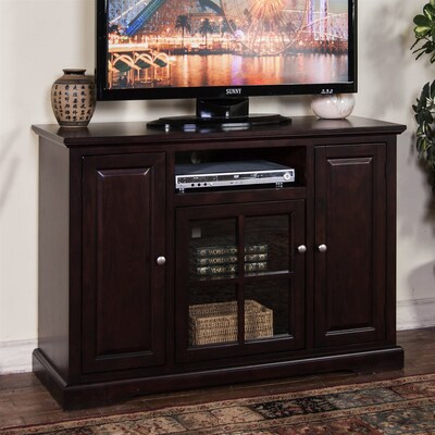 Sunny Designs Monterey Merlot Rectangular Tv Cabinet At Lowes Com