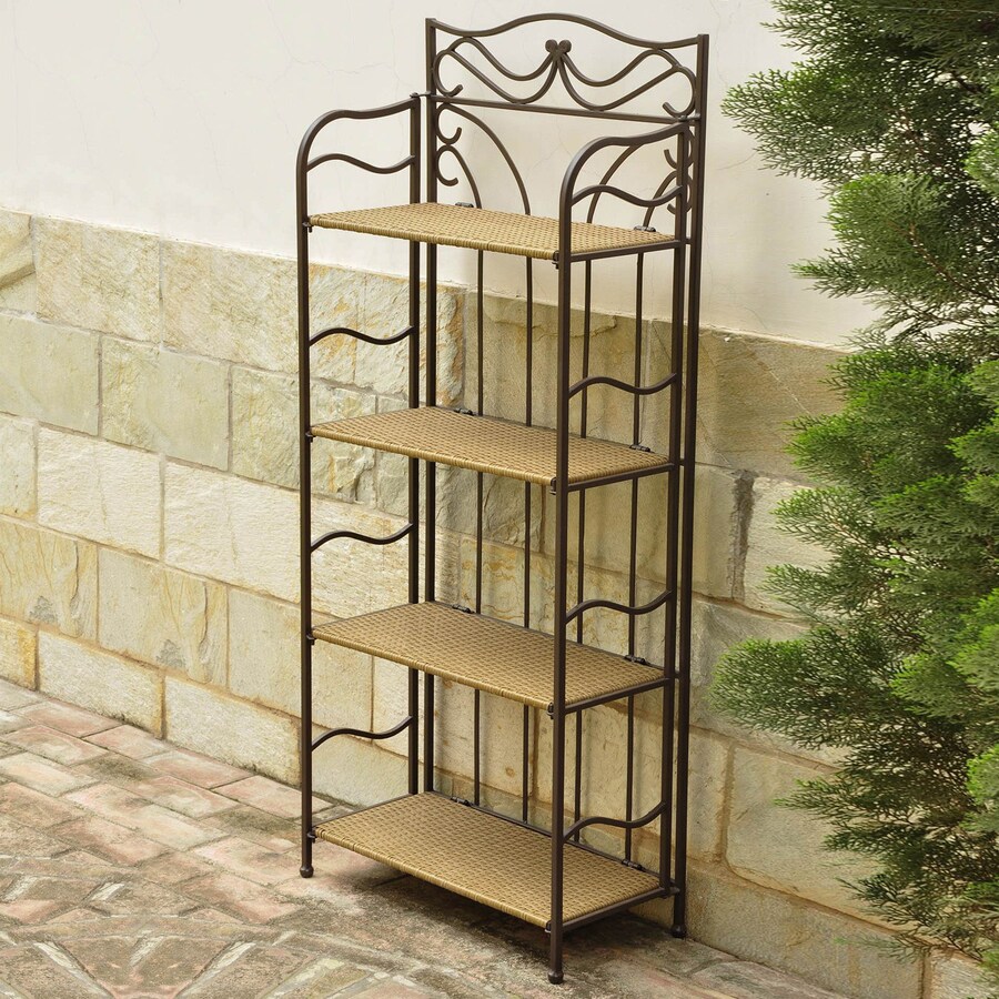 International Caravan Valencia 55in Honey Outdoor Rectangular Wicker