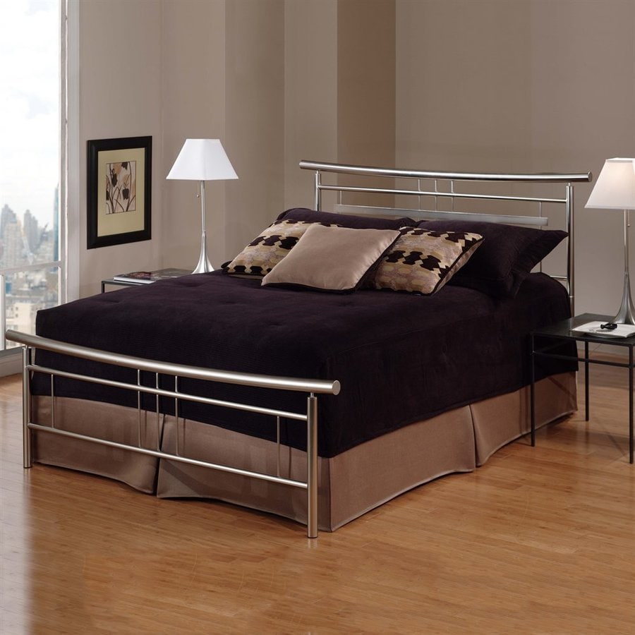 Hilale Furniture Soho Brushed Nickel Queen Panel Bed At Com Hilale Furniture Soho Brushed Nickel Queen Panel Bed