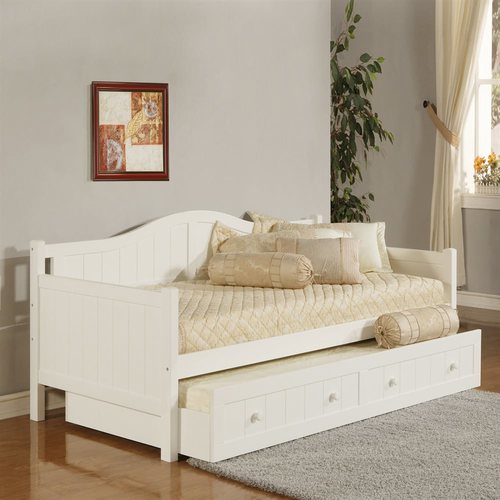 Hillsdale Furniture Staci White Twin Trundle Bed at Lowes.com