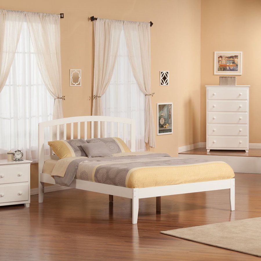 Atlantic Furniture Richmond White Queen Platform Bed At Lowes Com
