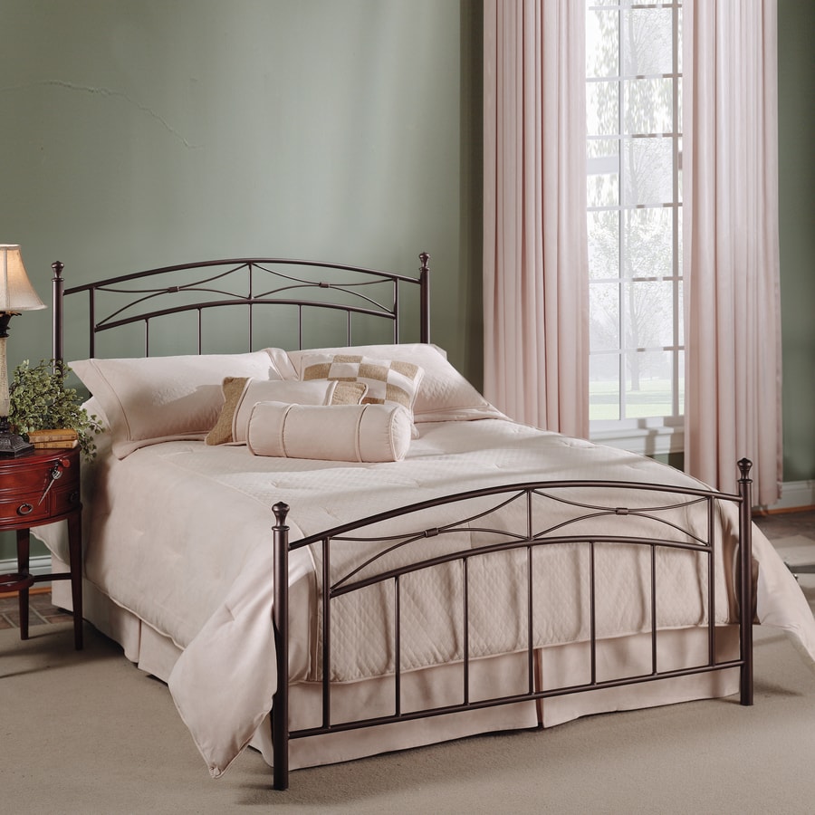 Hillsdale Furniture Morris Magnesium Pewter Queen 4-Poster Bed at Lowes.com