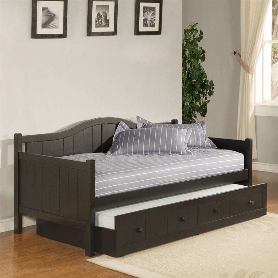 Hillsdale Furniture Staci Black Twin Trundle Bed at Lowes.com