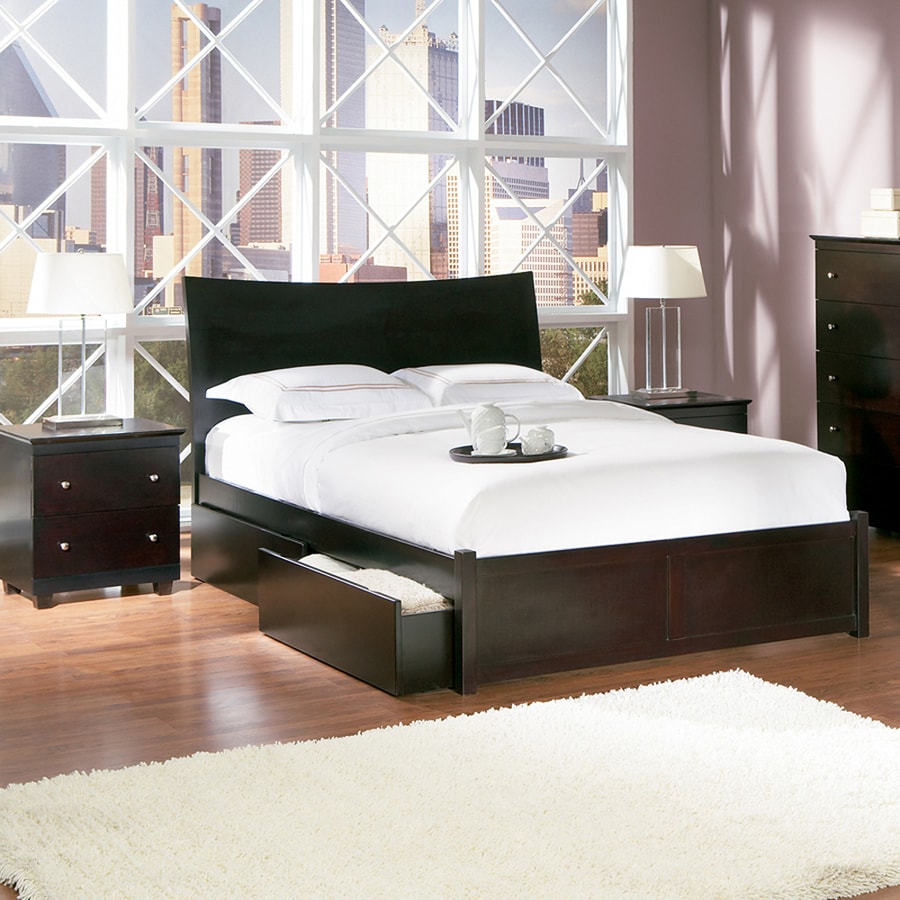 Atlantic Furniture Milano Espresso King Platform Bed At Com Atlantic Furniture Milano Espresso King Platform Bed