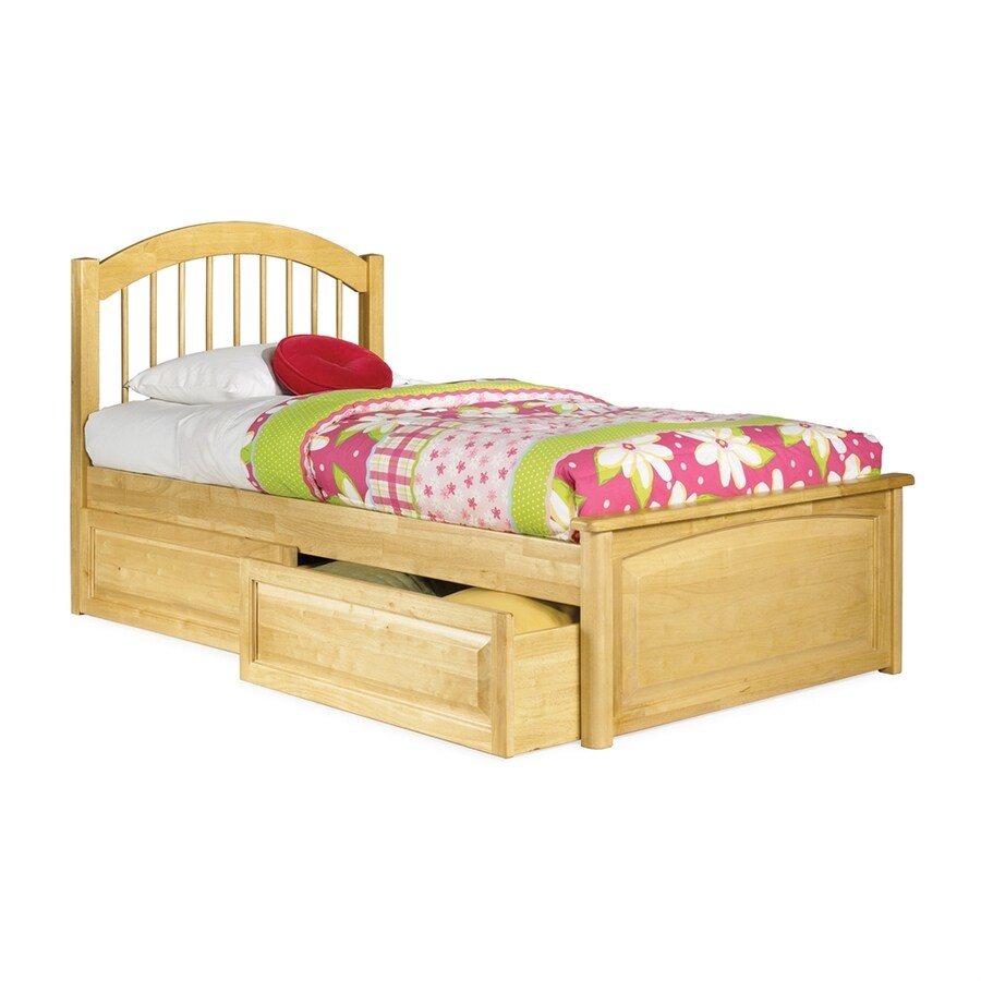Atlantic Furniture Windsor Natural Maple Twin Platform Bed At Com Atlantic Furniture Windsor Natural Maple Twin Platform Bed