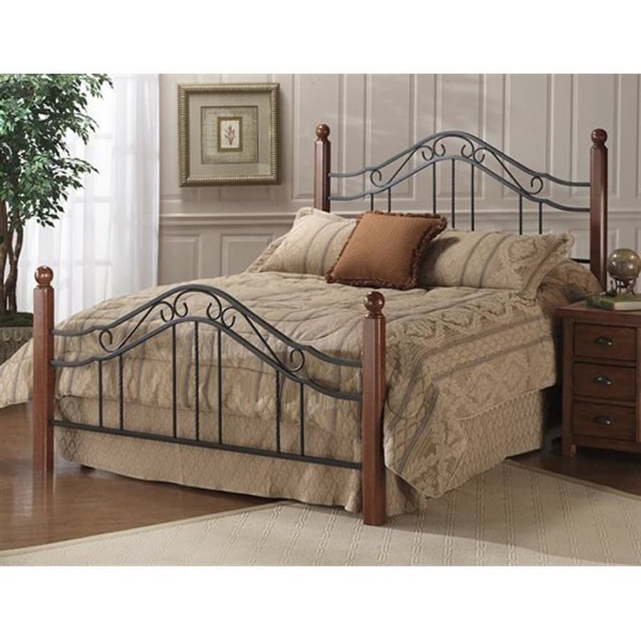 Hilale Furniture Madison Walnut Textured Black Twin 4 Poster Hilale Furniture Madison Walnut Textured Black Twin 4 Poster Bed
