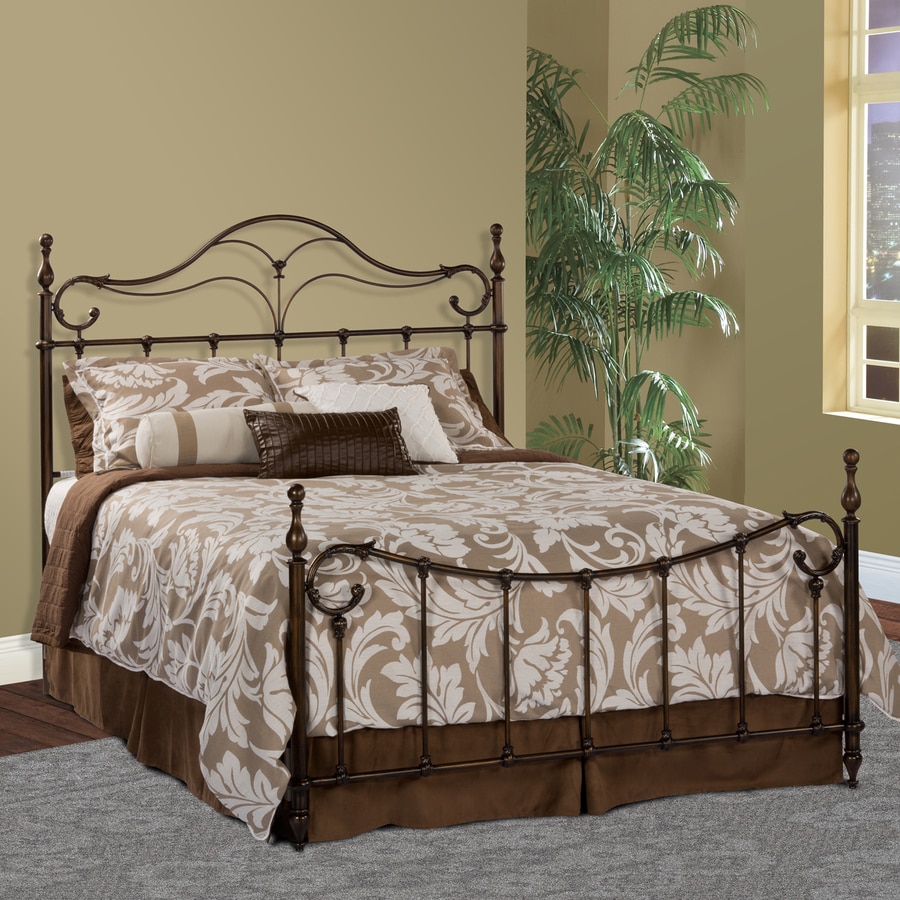 Hillsdale Furniture Bennett Antique Bronze Queen 4-Poster Bed in the ...